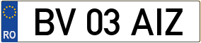 Truck License Plate